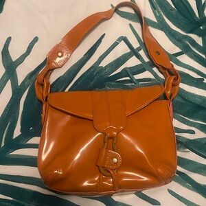 Donald J. Pliner Patent Leather Bag